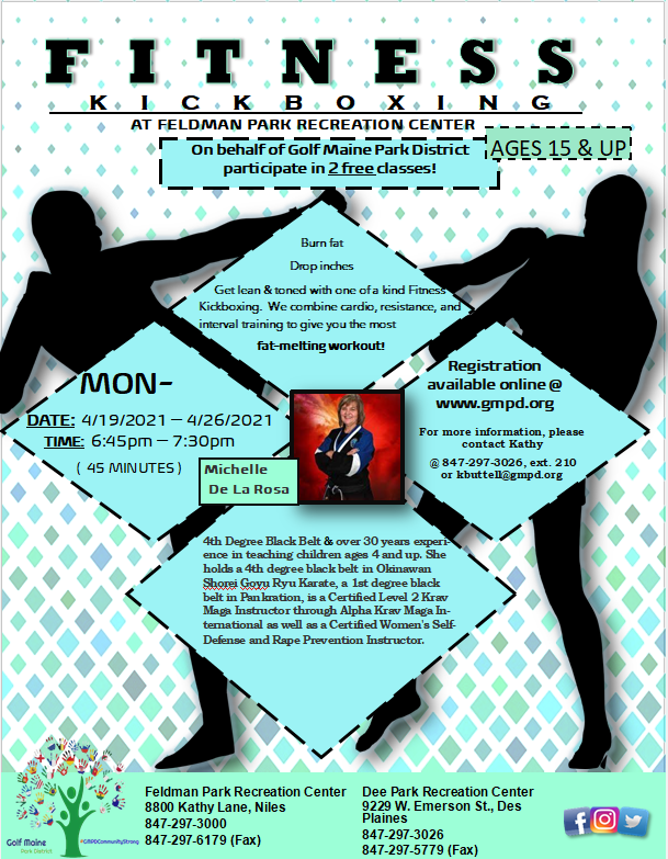 Get out &amp; have fun! - April Programs at Golf Maine Park District - gmpd.org