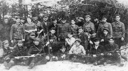 anyway, the Bielski partisans were really interesting because they were one of the few partisan groups that was all-Jewish, as opposed to a couple Jews per partisan unit, and they also took in women and children, which most partisan groups couldn't do