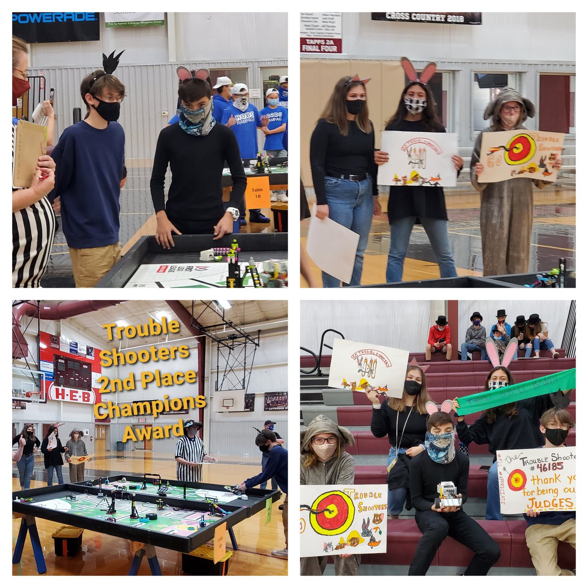 mrssimonscience's tweet photo. Well...they did it again! 4 BMS Robotics teams went to their competition today and all 4 will be going to the #FLL Championship in May!!! Thank you @FIRSTAlamo for making these events possible! 
@BanderaISD @BanderaMiddle https://t.co/9CYQQeBK4Z