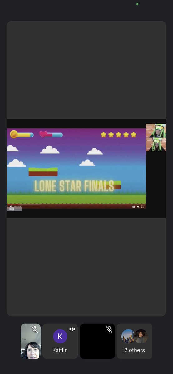 DVHS_DI's tweet photo. We virtually met to watch the Lone Star State finals! We didn’t place but learned so much about physics and each other! Thank you @Acuna008 for all the support!! #LSF21 @IDODI @AndreaMorse26 https://t.co/tw2ZrlzpC8