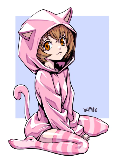 厚塗りとアニメ塗りと行ったり来たり…( 'Д`)
コレは短時間塗り塗り( 'ω')

#絵描きさんと繋がりたい #絵柄が好みって人にフォローされたい #イラスト 