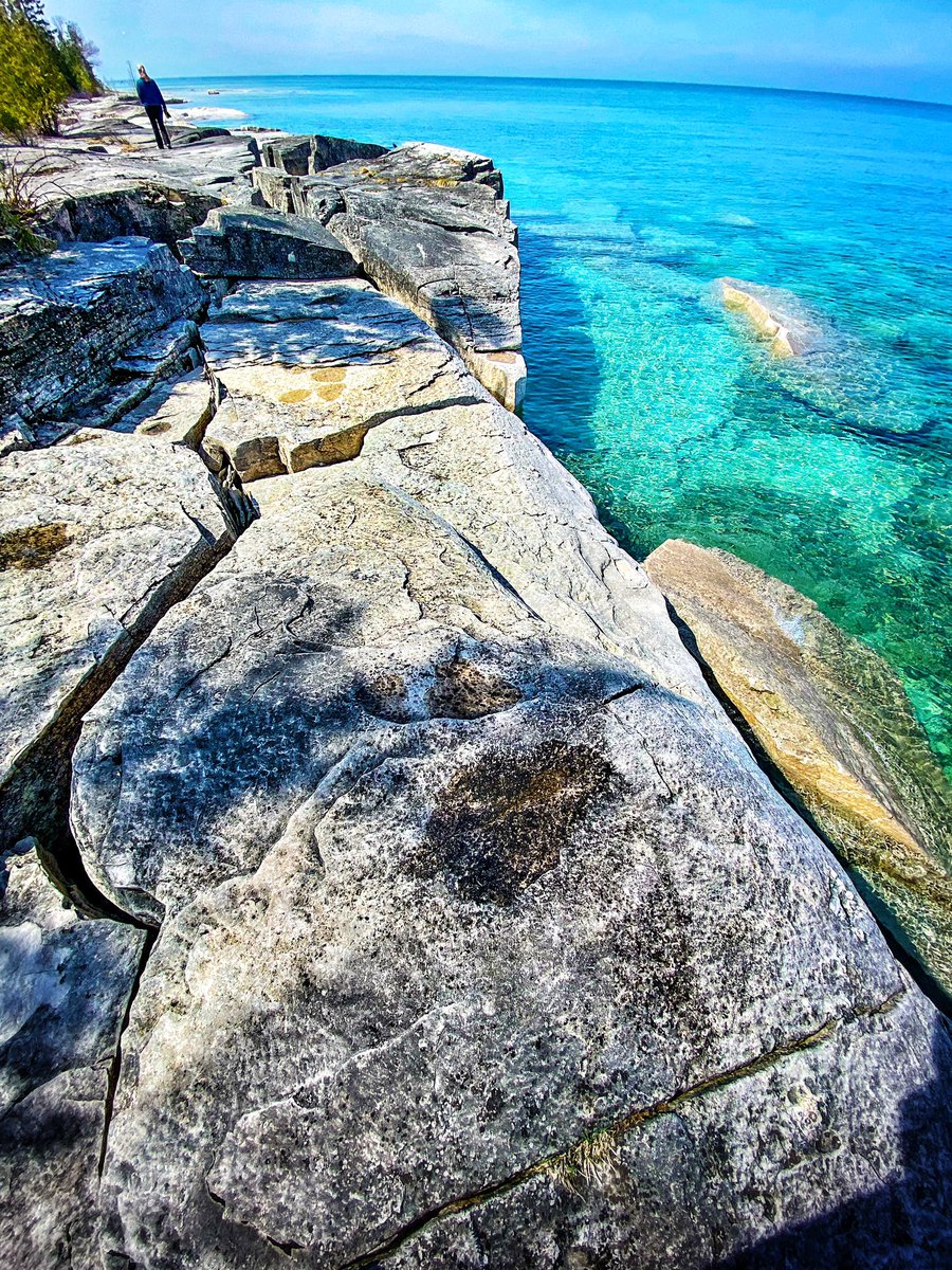 Blues, greens in Providence Bay today