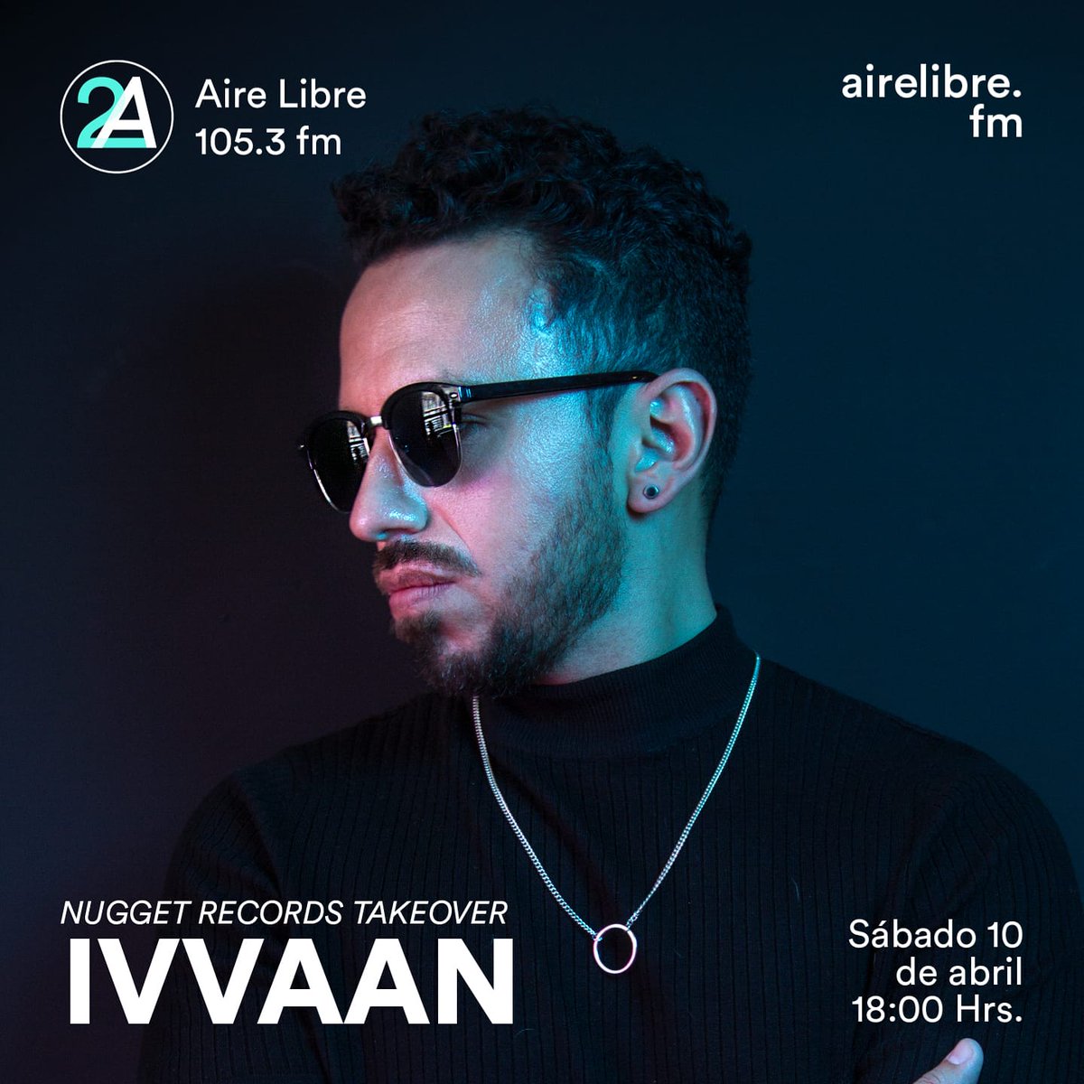 airelibre_fm's tweet image. #AhoraEnVivo están escuchando #TakeOverAL #NuggetRecords presenta:#Ivvaan hasta las 8 pm. Por el 105.3 FM #LaRadioDeLaCDMX