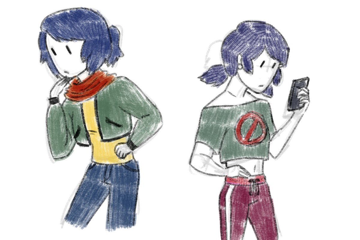 vallustrations's tweet image. more ladybug prompts and marinette in marceline's outfits because they look so good on mari!!! 🐞

#MiraculousLadybug #MiraculousWorld #Marinette #Alya