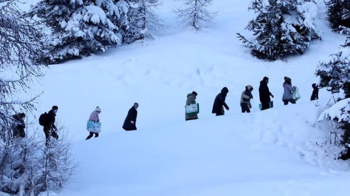 doctorswithoutborders Seeking refuge even through the winter: migrants and refugees make the dangerous trek across Italy's spowy mountains towards France. Many tell stories of how they were repeatedly turned back by the French police.