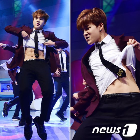 ジミンさんの素敵な腹筋スレッド⑴ #방탄소년단 #BTS #JIMIN #지민 #박지민