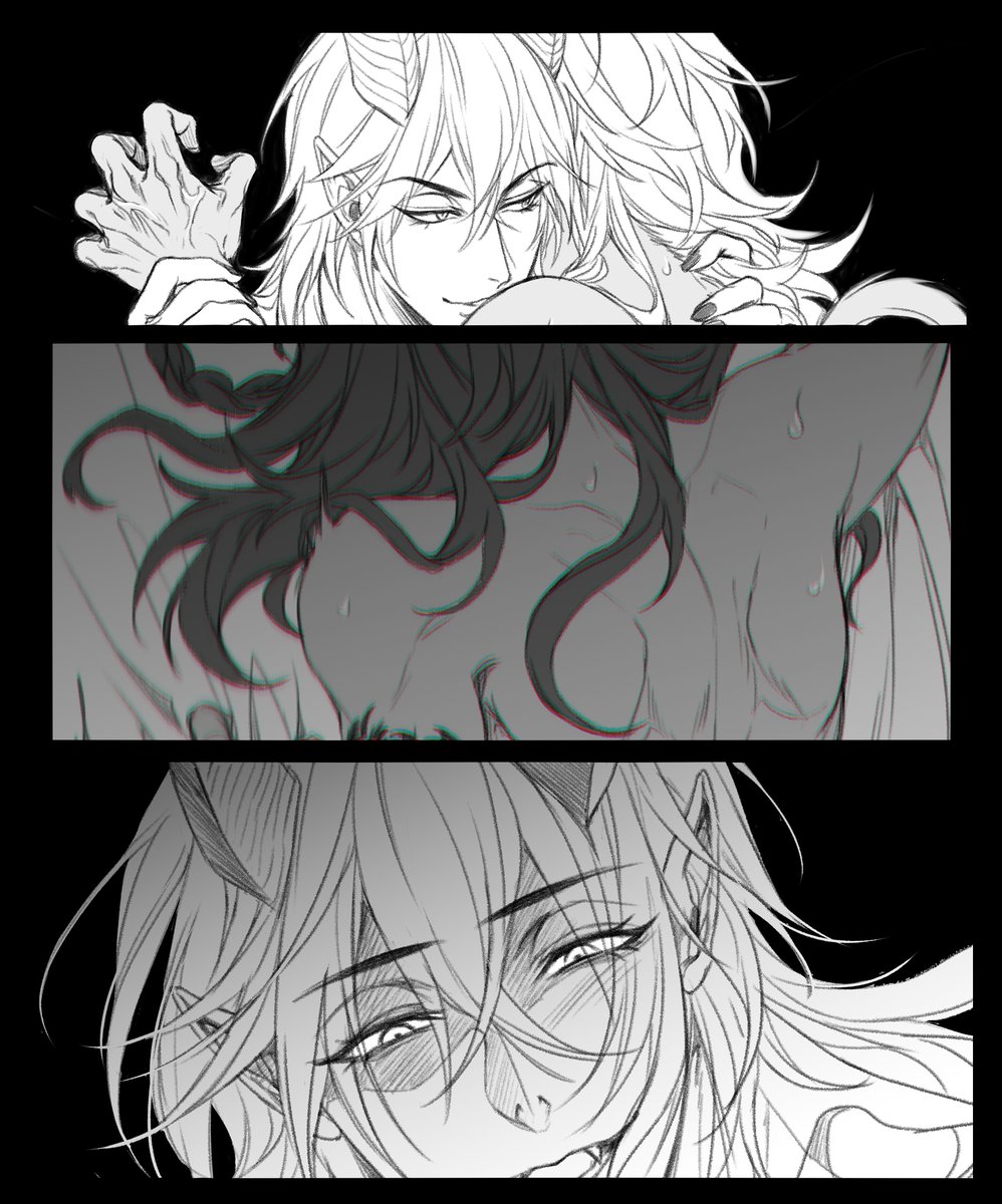 #恋揺れ後夜祭 🐲🦁
昨日公開したマレレオR18ラフイラストをフォロ限で置いておきます。
R18ご注意ください。
https://t.co/LUHnkHfIks 
https://t.co/qTu1Fyk2NM 
https://t.co/x55JIxpA6F 
虎の穴通販URL >> https://t.co/TV3MNVNUzY 