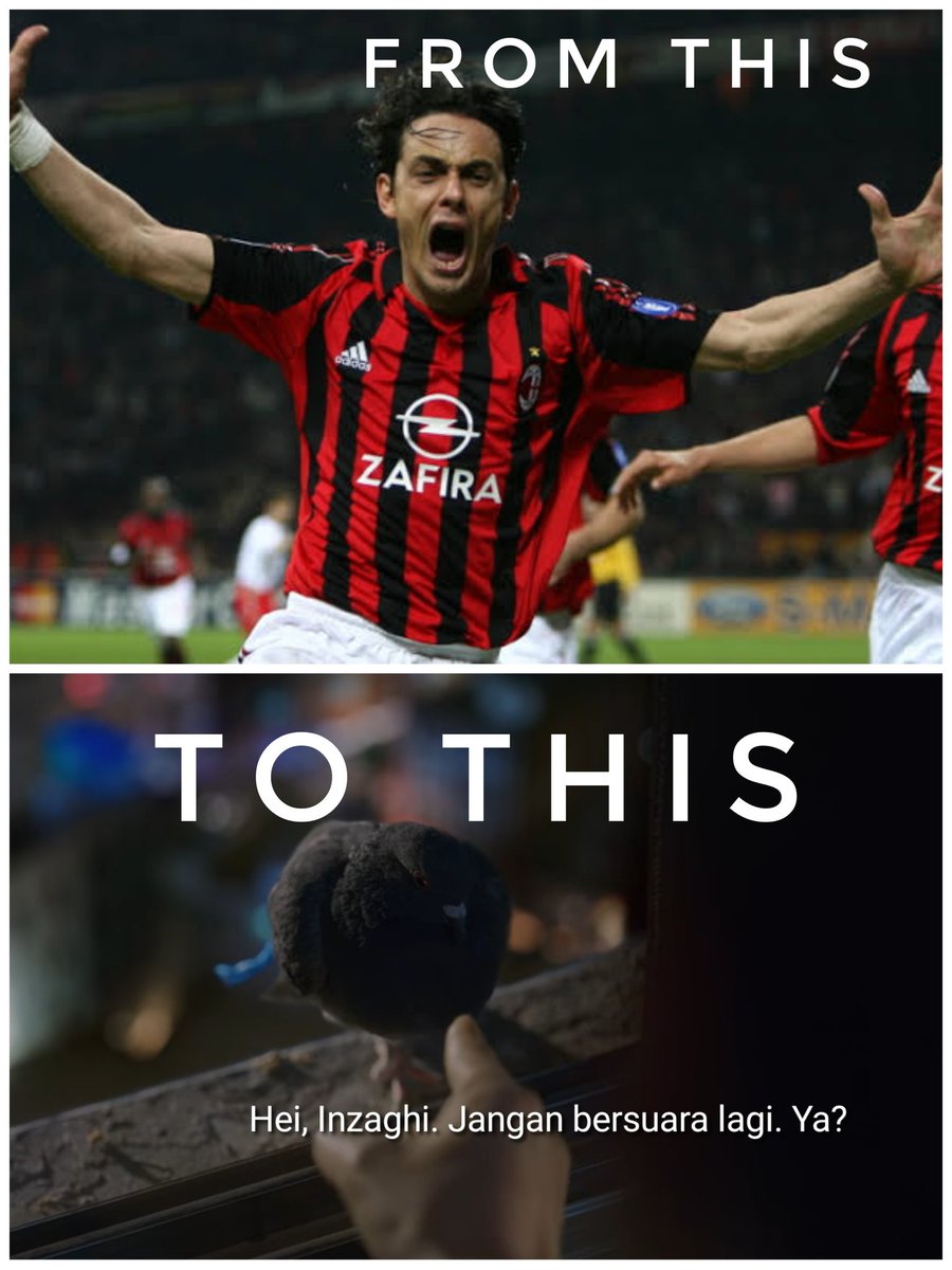 Inzaghi versi cowok (atas) : Nama pemain bola Italia legend
Inzaghi versi cewek (bawah) :  nama burung di Drakor Vincenzo 🤭