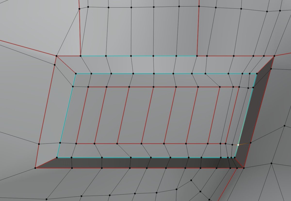 Today I also learned that Blender can align vertices to a given axis. This is going to look astronomically good when I'm done here holy SHIT