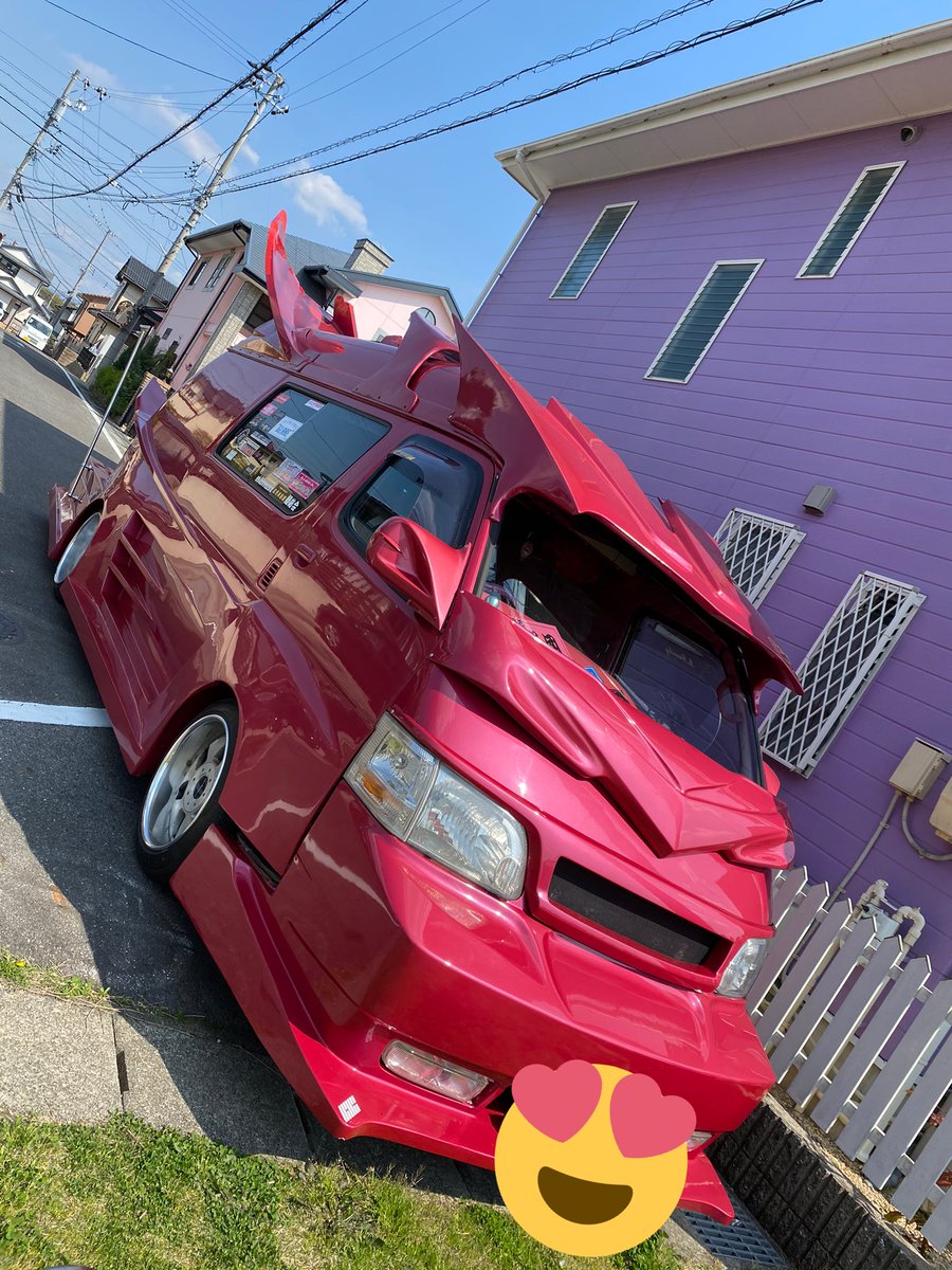 uminchu230's tweet photo. 今時すんごい車が家に来た‼️

#バニング https://t.co/5zRIDfdFej
