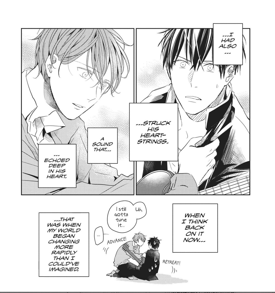 +more to Ritsuka.2) Regarding Mafuyu, it's important for Ritsuka to remember he is the one who always touched Mafuyu's heart the most. No matter how close friends Hiiragi had been to him, or no matter how much Yuki once might have meant to him, Ritsuka is the one who has been+