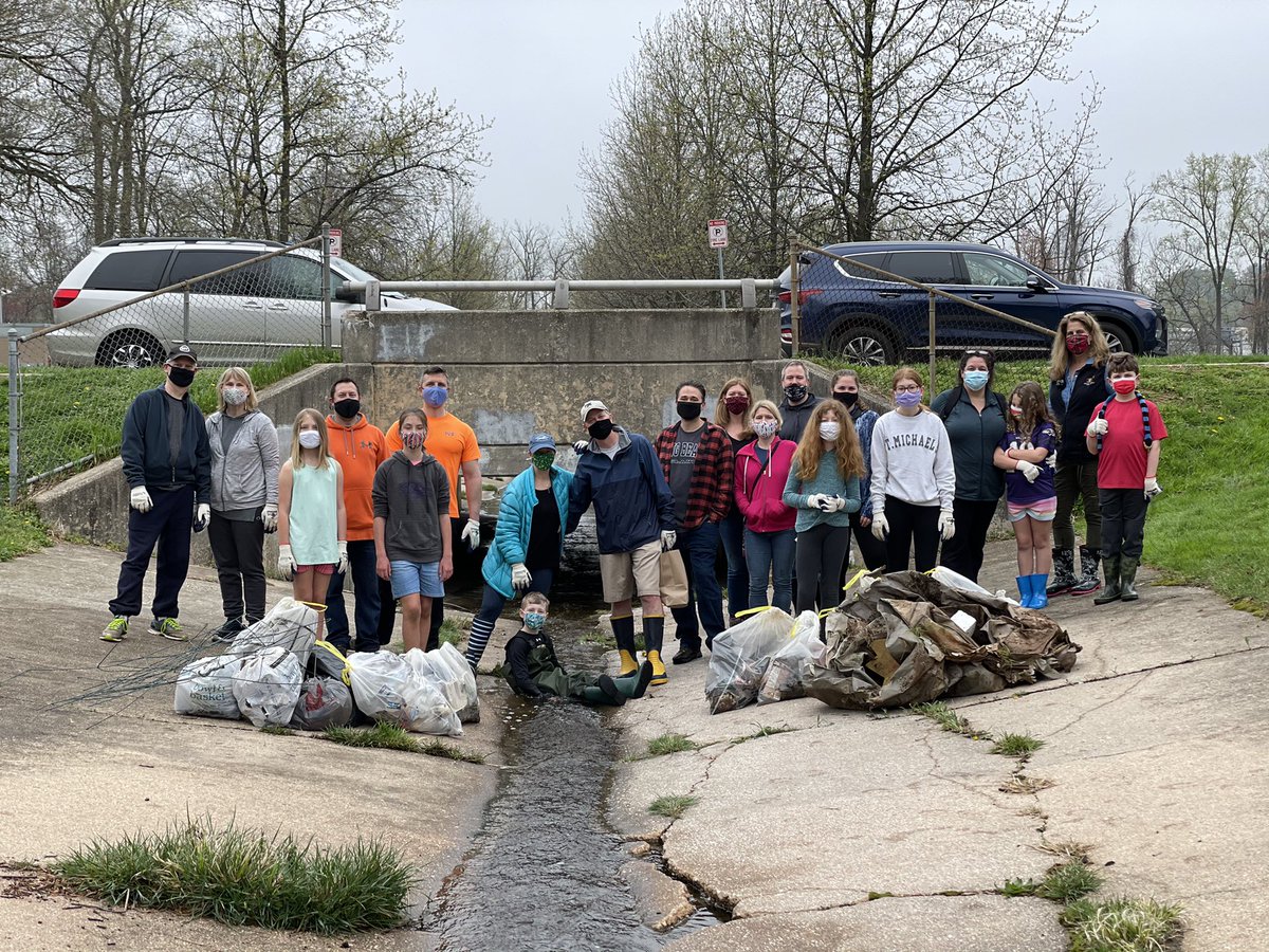 pvvwca's tweet photo. Thanks for the great turnout for the Goodwin Run stream cleanup and for the support of Wild Birds Unlimited and the Gunpowder Valley Conservancy for #projectcleanstream! @WBUTimonium @GunpowderValley https://t.co/ftoF8hJhjQ