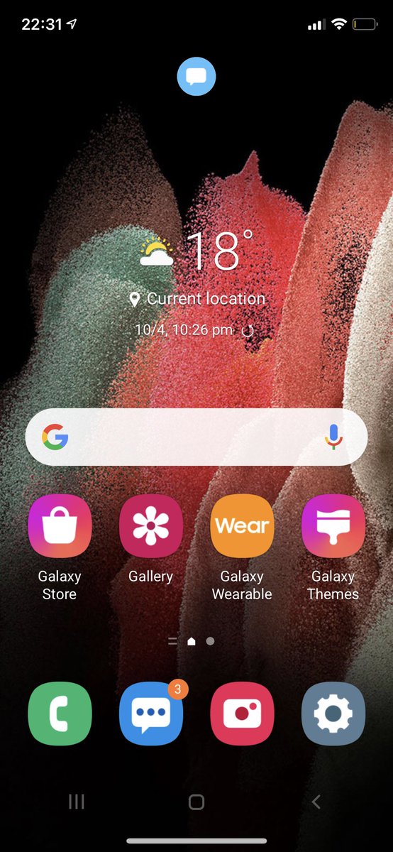 firt's tweet photo. I agree; this is a fantastic PWA with the proper installation experience targeting iOS, such as detecting non-Safari browsers and helping you with instructions. The PWA simulates a full-screen Samsung device UI in your iPhone. Try it at https://t.co/9HqcwxbVBw https://t.co/3HSGl92nYJ