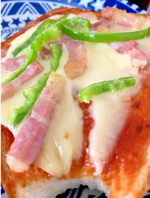 ピザトーストのtwitterイラスト検索結果