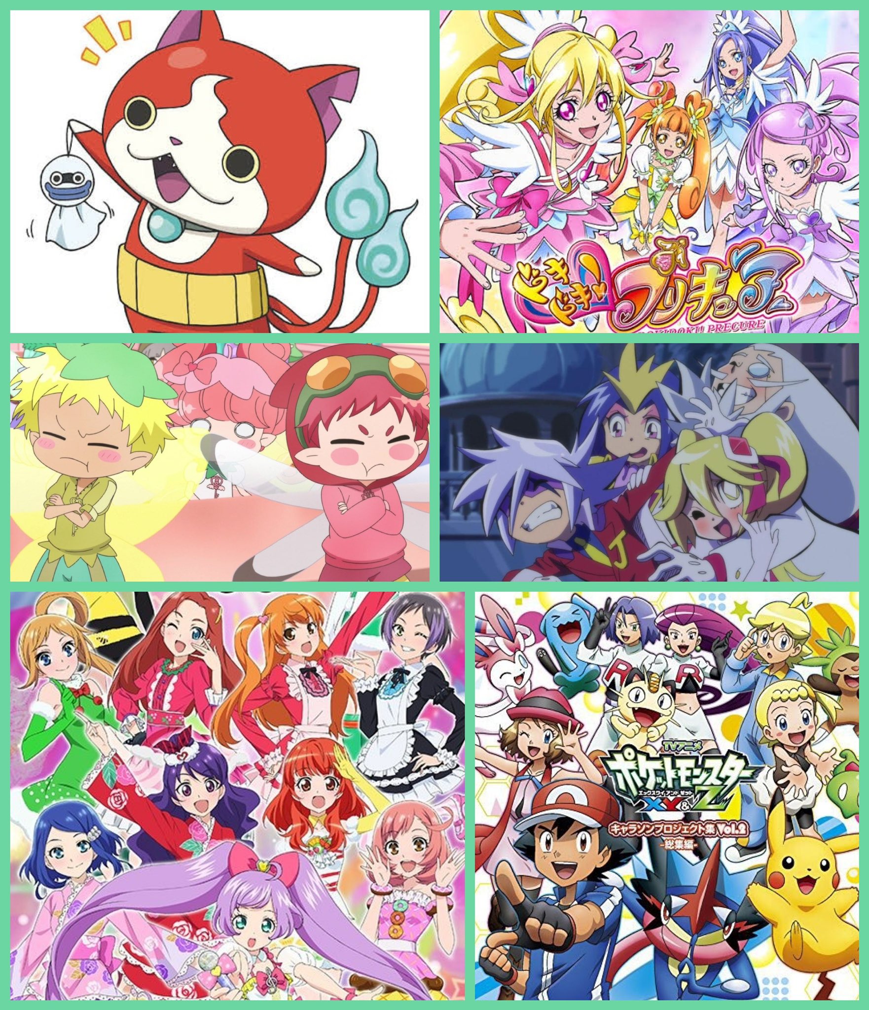 三色だんご 歳を重ねる毎に観るアニメ年齢層が落ちていく現象が起きたことがあるんだけど なんでなんだろう プリキュア 妖怪ウォッチ 怪盗ジョーカー ポケモン プリリズ プリパラ リルリルフェアリル全部面白い プリキュアなんて1000話近くあって