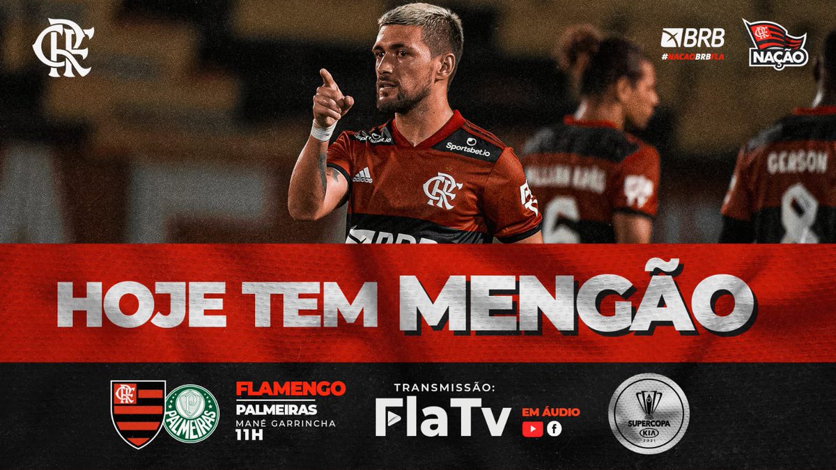 Supercopa do Brasil terá Flamengo x Palmeiras