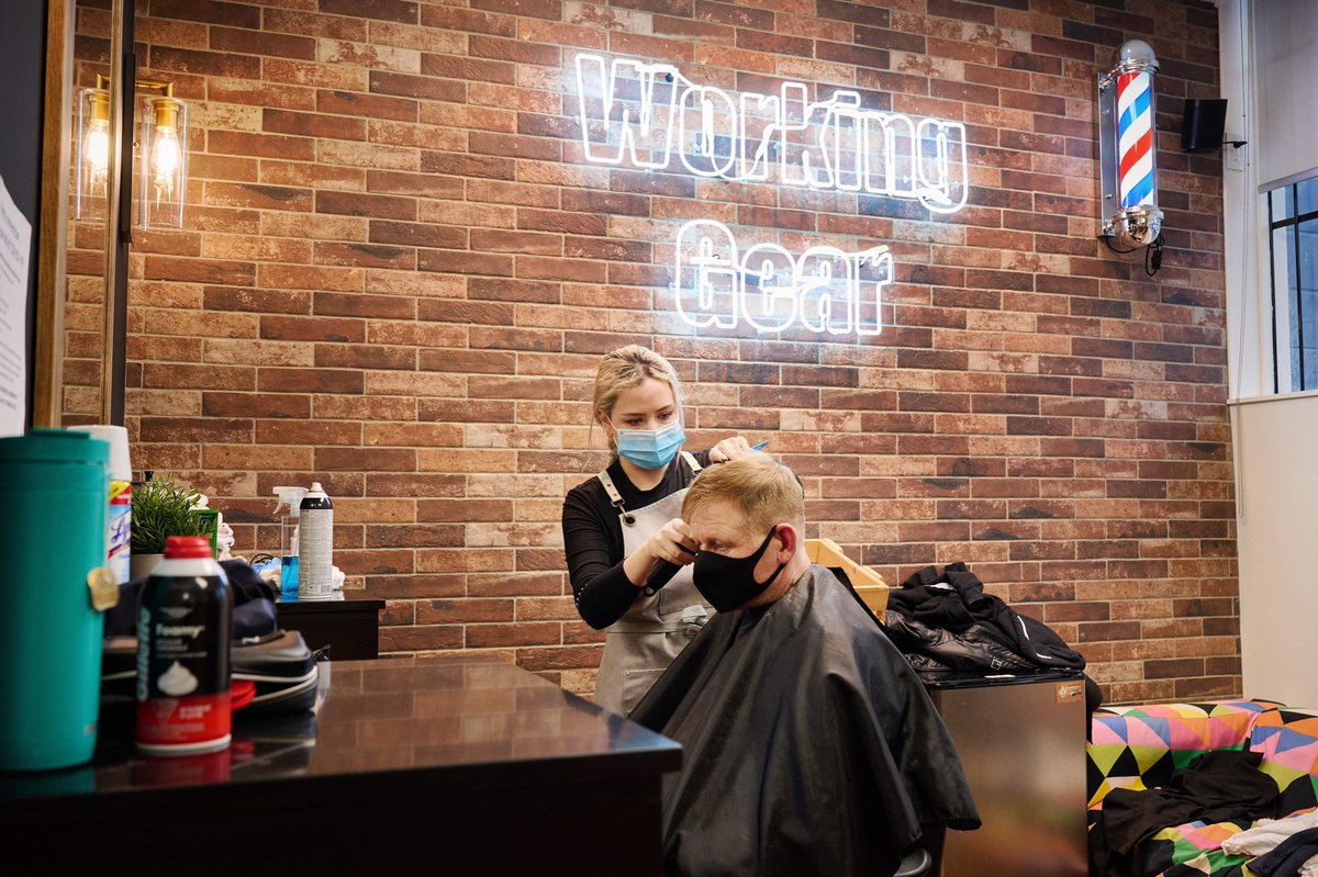 Alex Hill is one of three resident barbers at Working Gear. A simple hair cut helps clients feel good about themselves during a time in their life where they may not feel self confident.

Please support us today by donating at
lnkd.in/gTcatrS