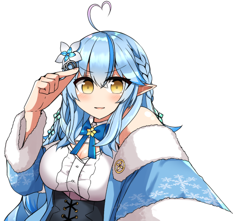透過ラミィちゃん 青眼 昴 のイラスト 透過ラミィちゃん 青眼 昴 のイラスト