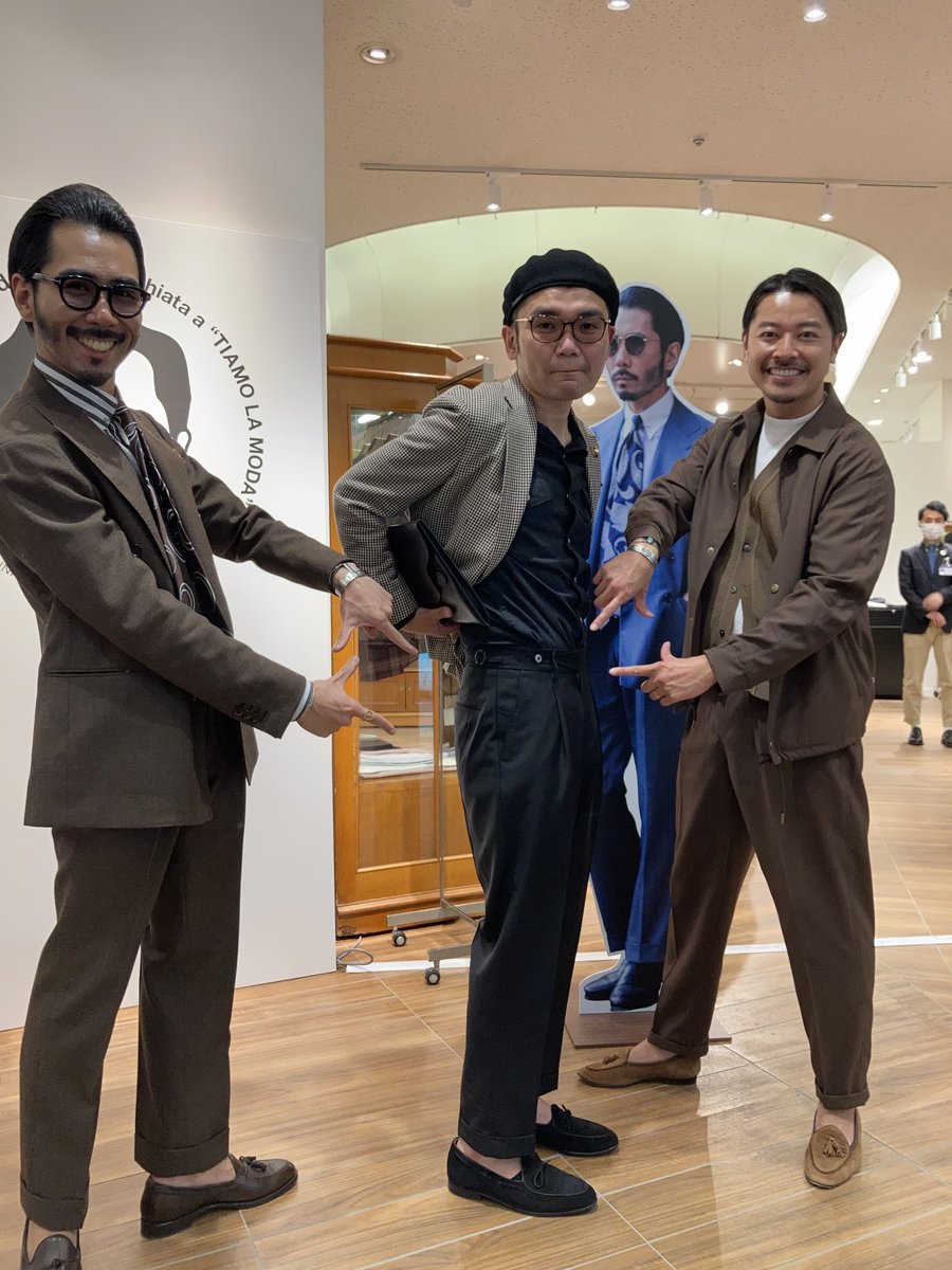 Tiamo_la_moda's tweet photo. そして着用はサルーテ！
高田さんティアモと一緒に✨ https://t.co/SbwL0nD67F