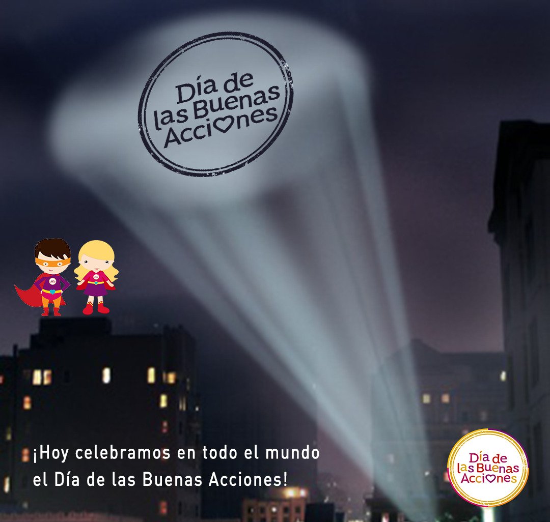 Hoy el es día de las buenas acciones!! Feliz día!!!!