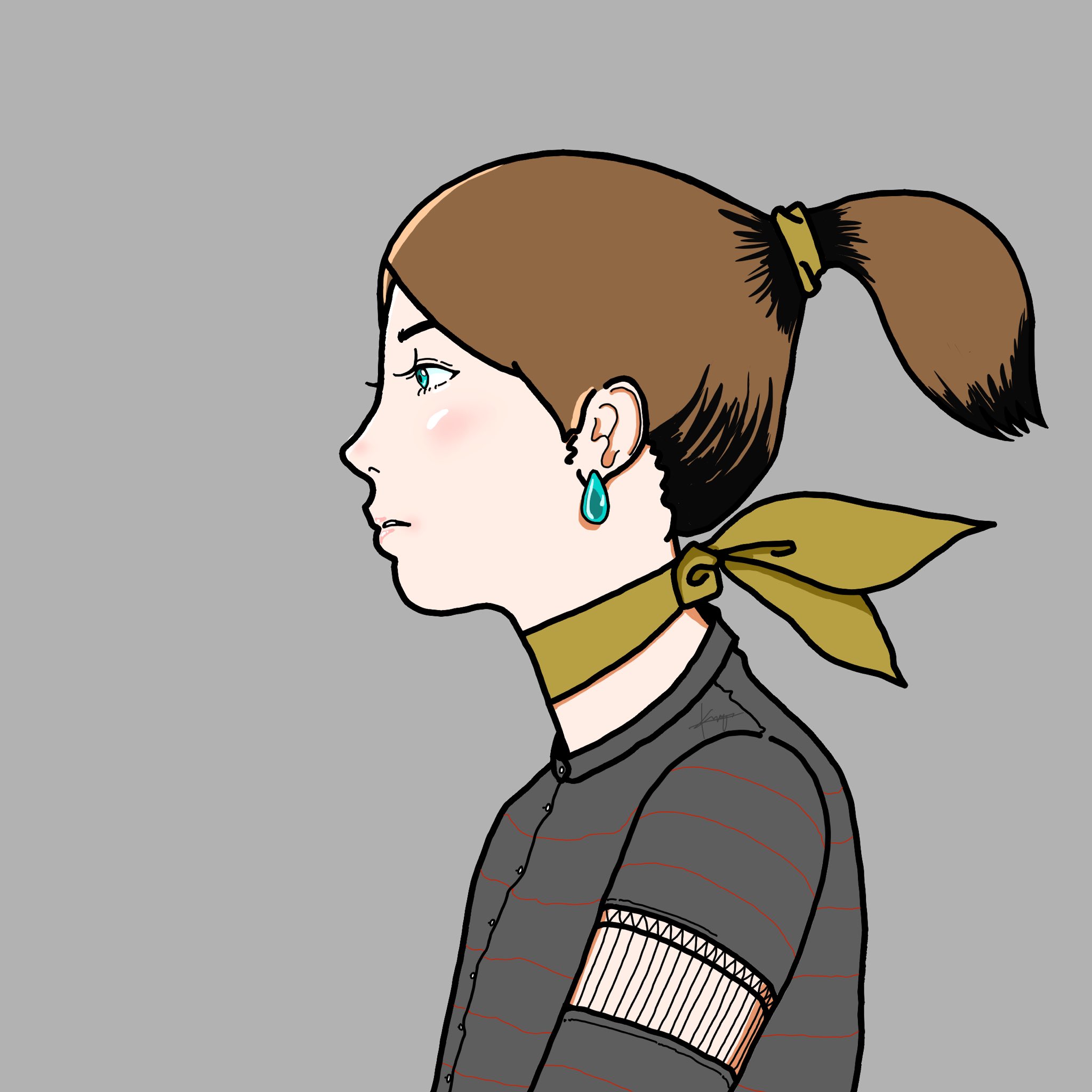 تويتر Ken5 على تويتر 女の子の横顔ばかり描きつつ 飽きたら正面描いたりしてます 服もオリジナルです 絵のタイトルは毎回無題 イラスト 女の子イラスト 絵柄が好みって人にフォローされたい 絵柄が好みって人がいればいいなぁ かわいいと思ったらrt T