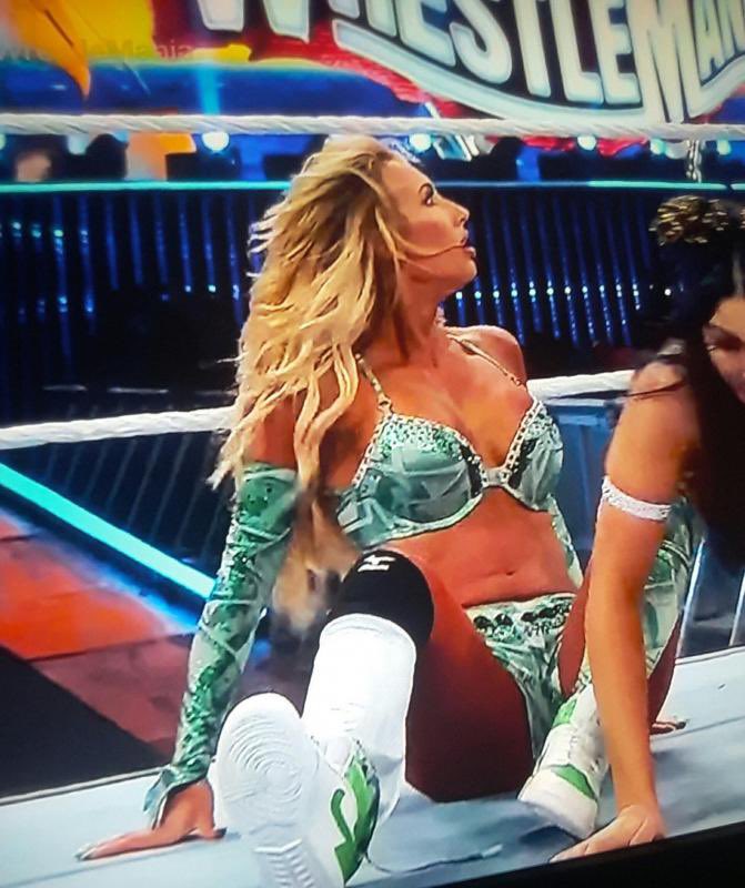 Wrestlemania 37 Carmella, Dana Brooke Suffer Nip Slips; Mandy Rose