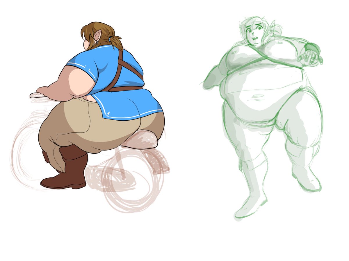 Not a sequence but fat link on bike that i didnt feel like drawing lmao.