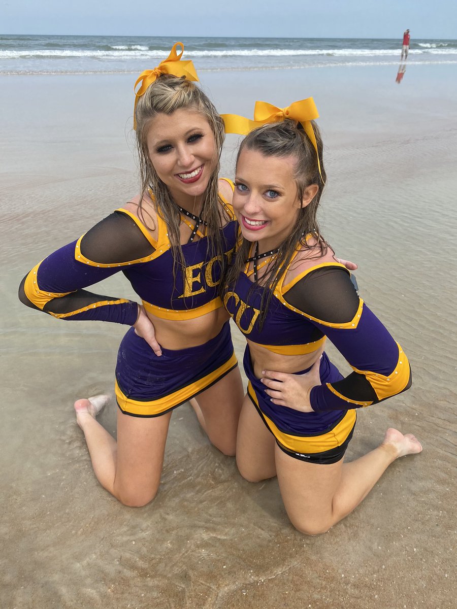 YES WE DID THAT💜so proud of all of us! #NattyChamps #ringszn <a href="/ECUcheerleading/">ECU Cheerleading</a>