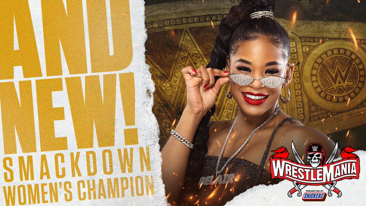 Bianca Belair Wins SmackDown Womens Title at WrestleMania 37