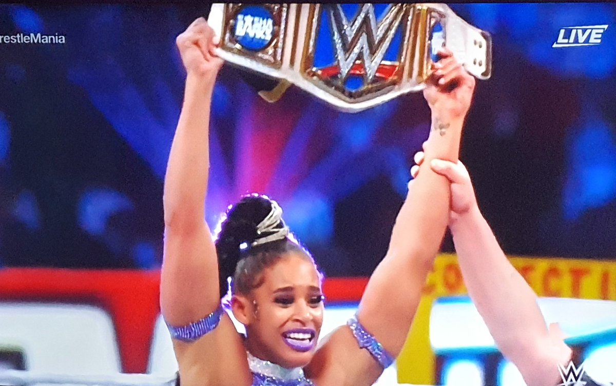 #WrestleMania37 Night 1 had a rough start, but as the night went on it kept getting better. Highlights were Rollins V Cesaro and Belair V Banks.