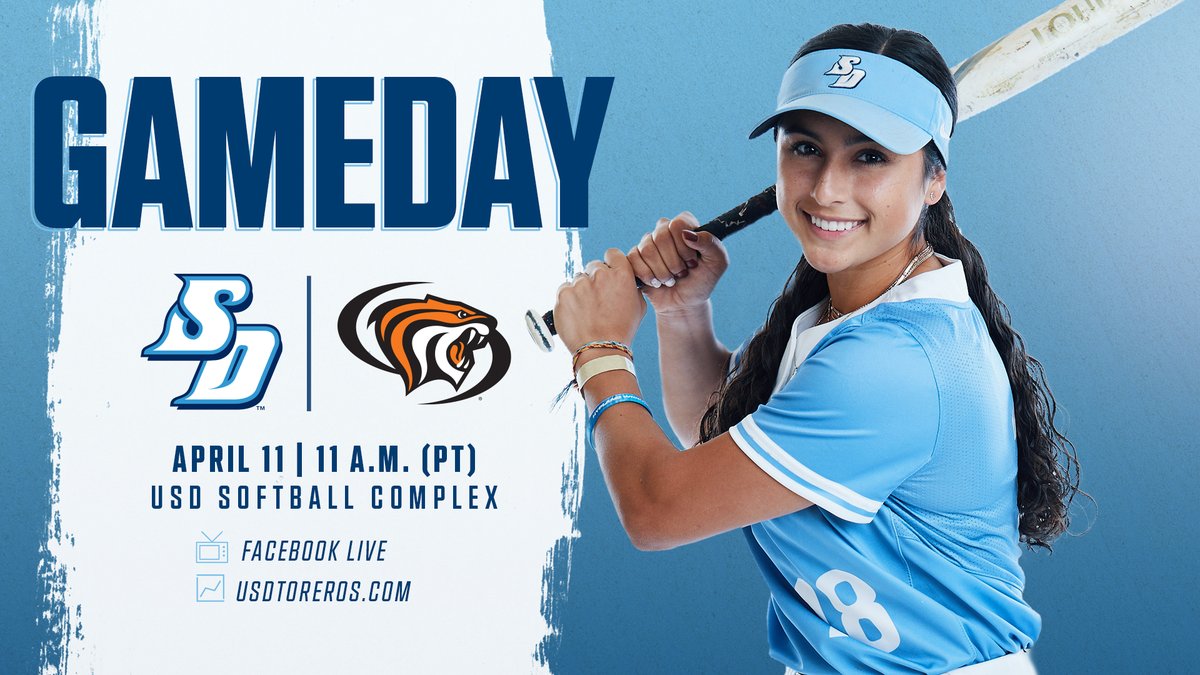 USDSoftball's tweet photo. For the series 😤

🆚 Pacific
💻 Facebook Live (https://t.co/KtHieHuZAZ)
📈 https://t.co/HW39e9XwdX

#GoToreros https://t.co/E0HtyLGseS