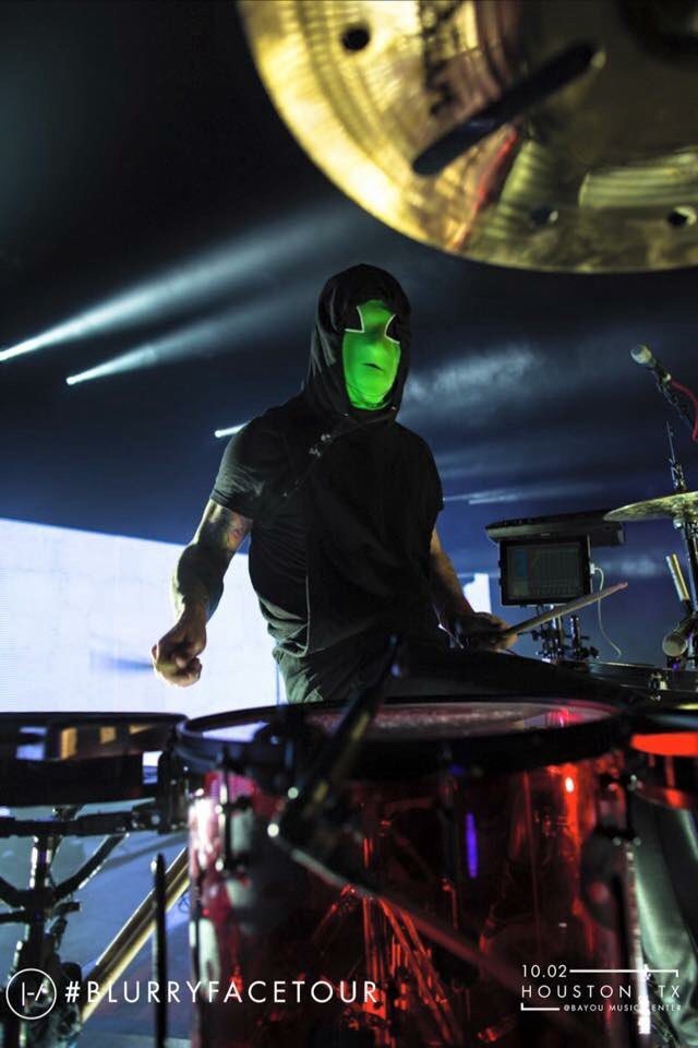 josh also liked to use masks to help portray spooky as well.
