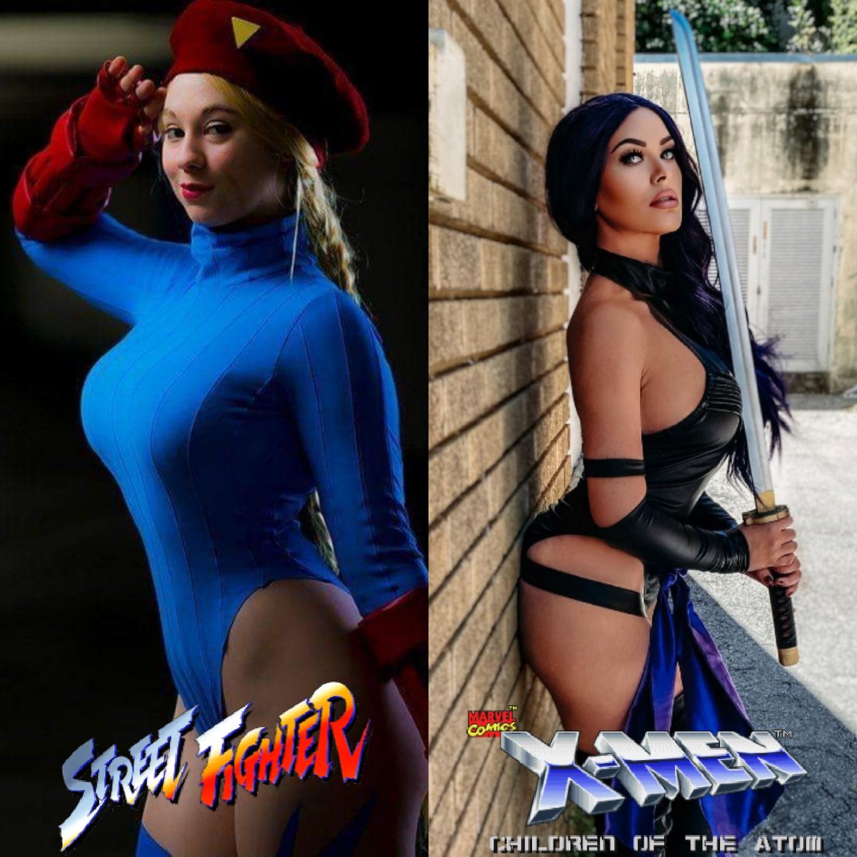 white2k5's tweet photo. Here's a special tribute of the 2 very hot and sexy women ππͺπ»ππ¦π
@TinyBat6 as Alpha Cammy
Lilac Lila as Psylocke
#CrossoverSunday
#TinyBayCosplay
#Cammy
#Lilaclila
#Psylocke https://t.co/OP2ySzrGfr