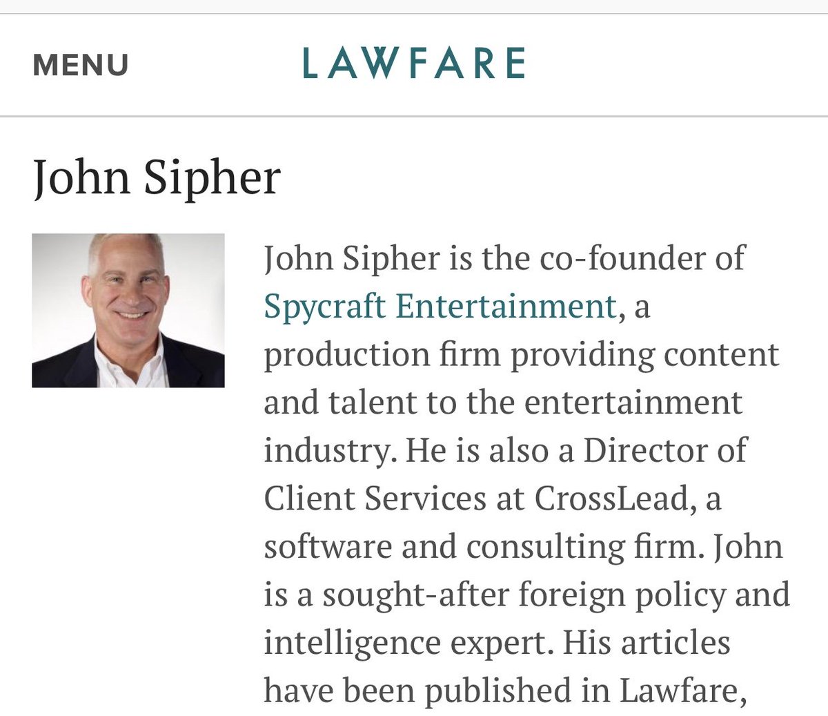 John Singer, CIA, Lawfare.Lawfare is pushing the Biden administration to use US taxpayer $ to fund colleges that co-op with China's C**tfucius Institites : https://twitter.com/BenjaminT0001/status/1378627415363121154?s=19