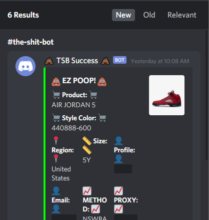456Kix's tweet photo. Toro 5s

Bots @wrathsoftware 2 @ValorAIO 4 (1 Unlogged) @The_Shit_Bot 6
Proxies @LiveProxies @VisionProxies @SpaceProxies_ @SpaceSuccess_ (TSB Chiron Proxies)
Servers: @10xServers 
CG @WN_Success @DaddysHouse_ @Soleus @CarbnIO @heat_notify 
Accounts @AndroxySNKRS 
Checkouts: 13 https://t.co/zNnC4fKv6u
