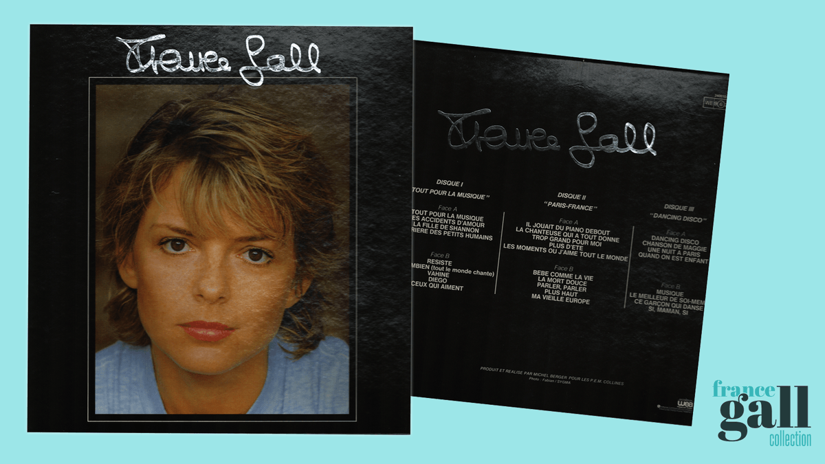 FranceGallColl's tweet photo. 33t COMPILATION 💿  #francegall / Coffret paru en 1982 avec 3 albums phares de France Gall : "Dancing Disco" en 1977, "Paris, France" en 1980 et "Tout pour la musique" en 1981. #parisfrance #DancingDisco #toutpourlamusique ⬇⬇⬇
https://t.co/4prwk75Qtq https://t.co/nVqPbz8gvb