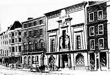 As the blue plaque states, the building was built in 1825 in the style of the Egyptian Hall, Piccadilly, which was itself built in 1812, and sadly demolished in 1905, having played host to the magician John Nevil Maskelyne's show for 32 years (but that's another story...) (2/7)