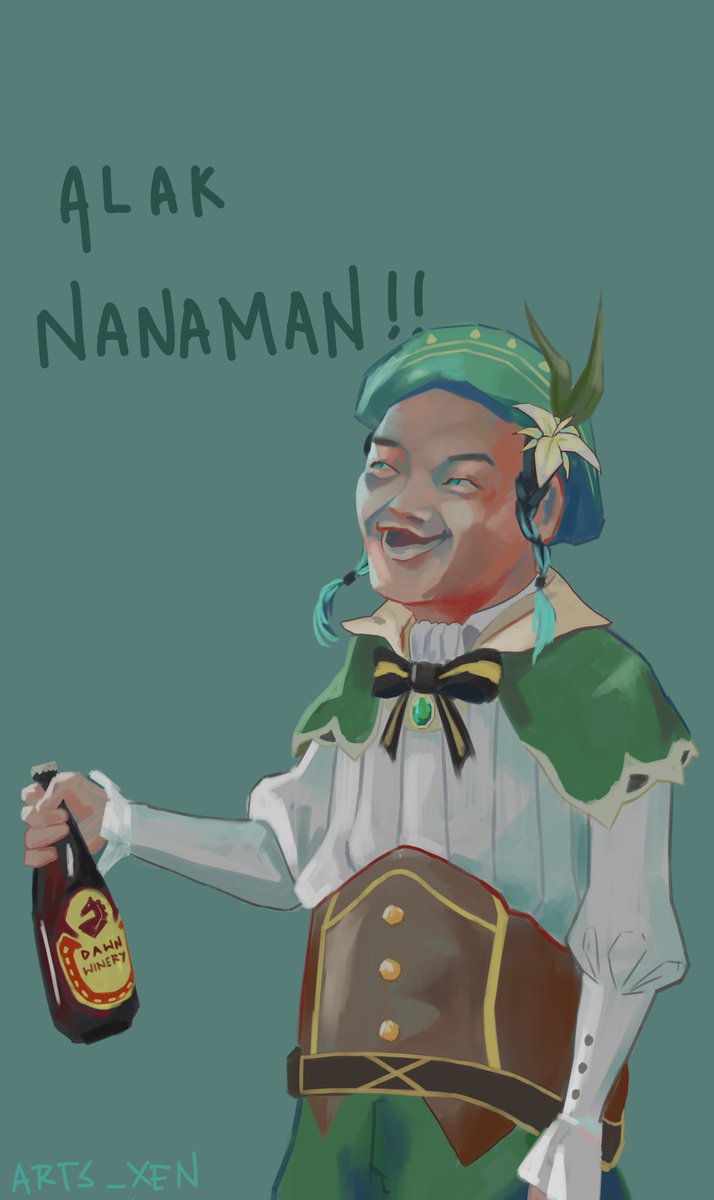 Venti during the windblume fest.
#GenshinImpact #原神