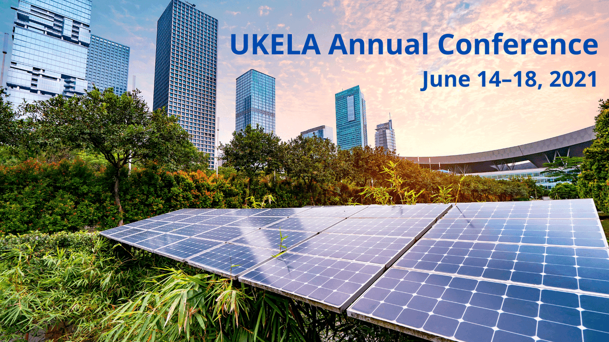 Book now! Our Annual Conference remains the UK’s leading #environmentallaw conference and one of UKELA's highlights. Now in its 34th year, we've a spectacular virtual line up for both members and non members. 
Log in for info &amp; to book: ow.ly/vyP850EljEg
#UKELA2021 #UKELA