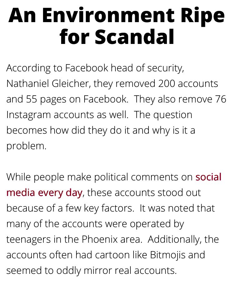 15/ Numerous social media accounts were banned. RF’s behavior was described as “An astroturfing operation involving fake accounts (some with AI-generated images) that left thousands of comments on Facebook, Twitter, and Instagram.” Kirk wasn’t fined