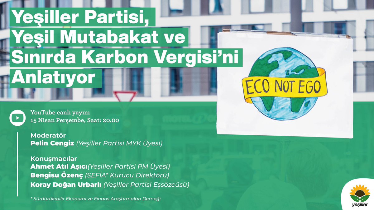 Yeşil Mutabakat bize ne vaat ediyor? Yeşiller Partisi, Yeşil Yeni Düzeni nasıl değerlendiriyor? Türkiye açısından avantajlar ve dezavantajlar neler?

#YeşilDüzen #YeşilMutabakat #YeşillerPartisi #SınırdaKarbonVergisi

 youtu.be/fetVV_Sjzro