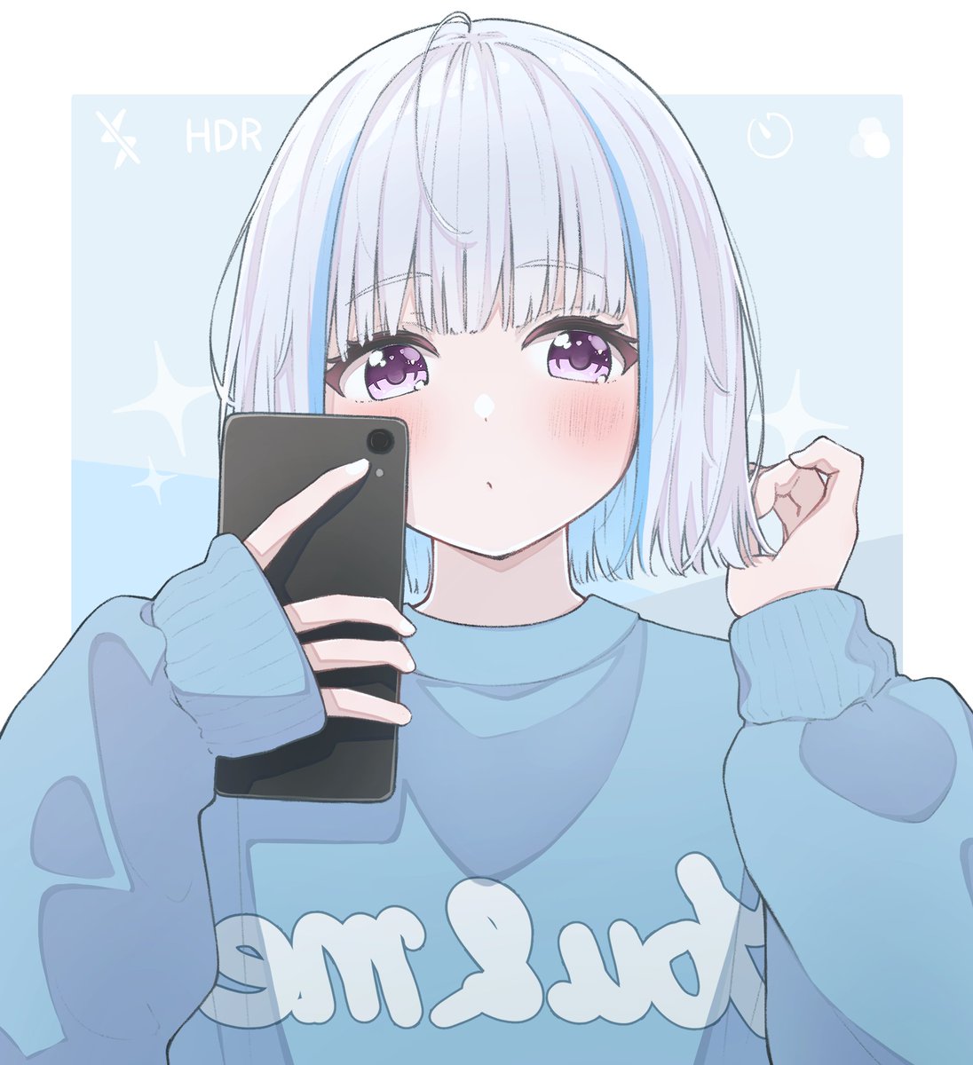 リゼ・ヘルエスタ 「自撮リゼ様
#ヘル絵スタ 」|𝗘:𝗡𝗲 / えね 🧢のイラスト