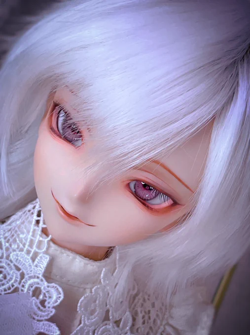この度Pigeonly様【 】の美しいアイとご縁を頂きましたDD男子用にまさか原型から作って頂けるとは思っておらず恐縮&amp;感謝の極みです...っ素晴らしいアイを誠にありがとうございます 
