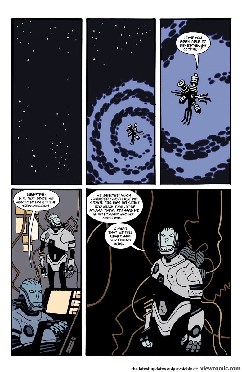 Furthermore his incredible Hellboy universe story The Visitor with  @artofmmignola is one of the best titles from that universe. Absolutely beautiful and heartbreaking all at once, it’s totally human and powerful and anyone who’s a fan of the genre needs to read it.