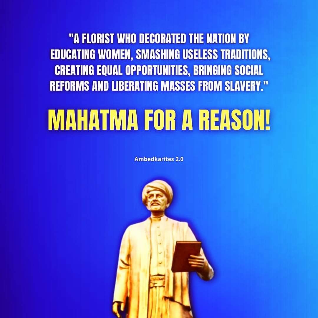 ajaysahare's tweet photo. #194th_Birth_Anniversary of #Jyotirao_Govindrao_Phule. He was an Indian social activist, thinker, anti-caste social reformer and writer from Maharashtra. His works for eradication of untouchability and the caste system, efforts in educating women and exploited caste people. https://t.co/PXfaw5xN9I