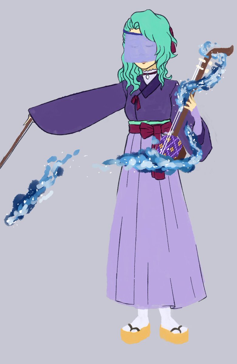 vallustrations's tweet image. my onmyoji oc~ based on the NE onmyoji mobage

Kaede is a blind "nun" travelling with byakko, the white tiger of the west, to help restore his original form. she lived with her a master, a monk, before he passed away. she plays the erhu.

#阴阳师 #onmyoji #ocs #originalcharacter
