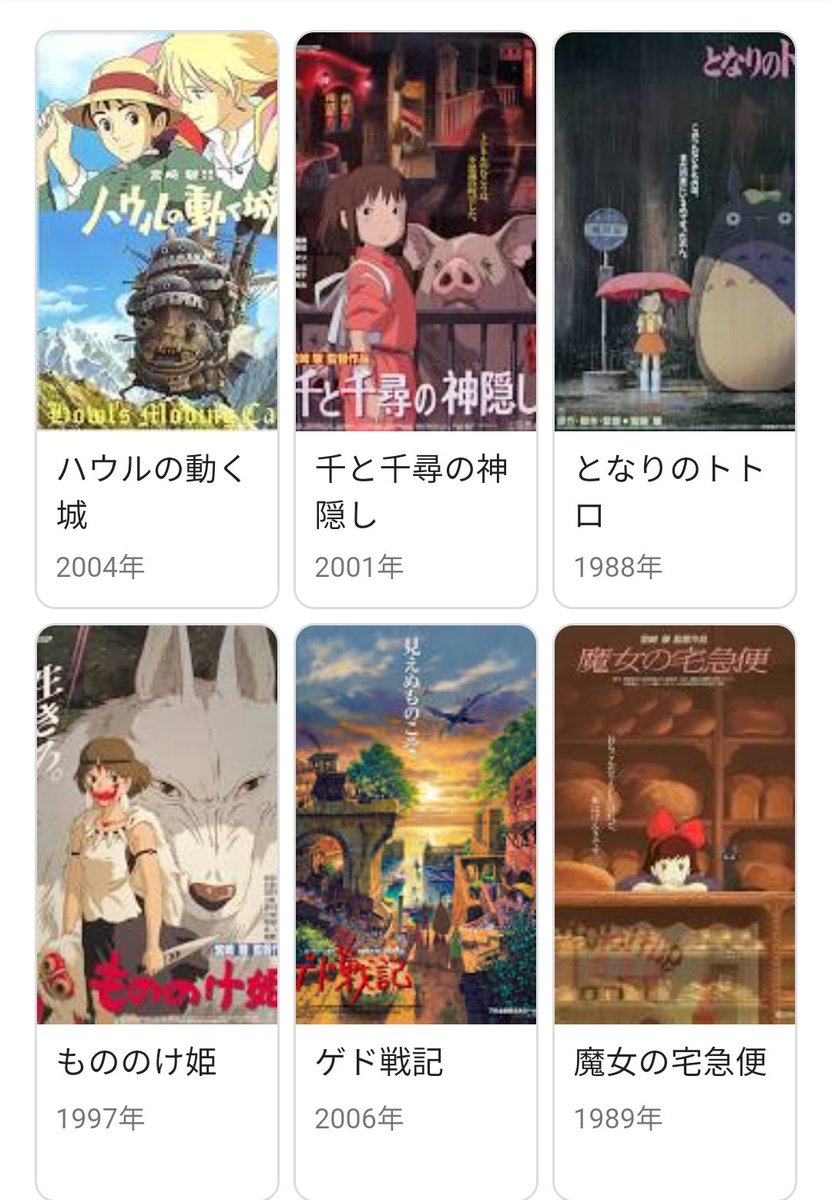 崖の上のポニョ