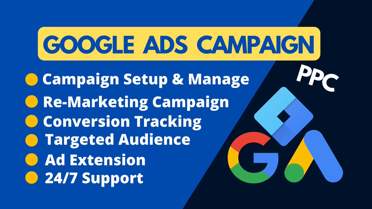 md_salman_ch's tweet image. Do you want to grow your business by doing google advertising? As a google marketing expert I have over 4 years of working experience to running google AdWords campaign on search, display and video ads. I will setup your google PPC ads campaign to reach your goal.

#googleadsppc