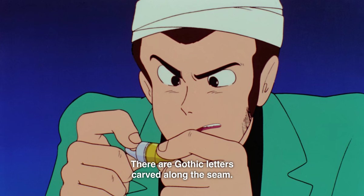 oh, yeah. everyone knows the Ancient Gothic Goat Riddle. first thing they teach you in the Cagliostro family