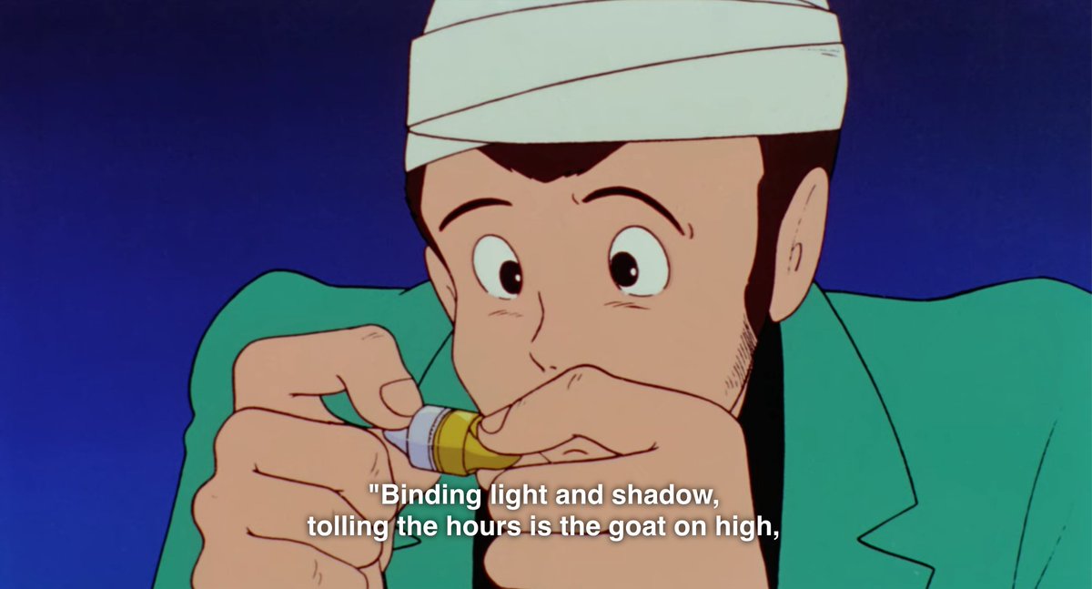 oh, yeah. everyone knows the Ancient Gothic Goat Riddle. first thing they teach you in the Cagliostro family